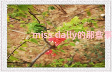 miss dally的那些事